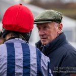 Nicky Richards talks to Sean Quinlan after his victory