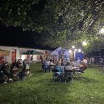 Greystoke Beer Festival - attendees relaxing in the beer garden