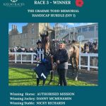 Authorized Mission in the winners enclosure at Kelso